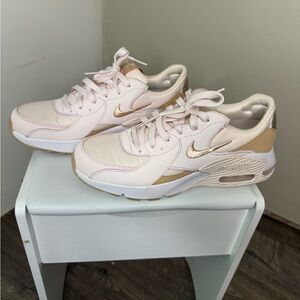 Nike Air Max Women's Sneakers - Pink and Gold